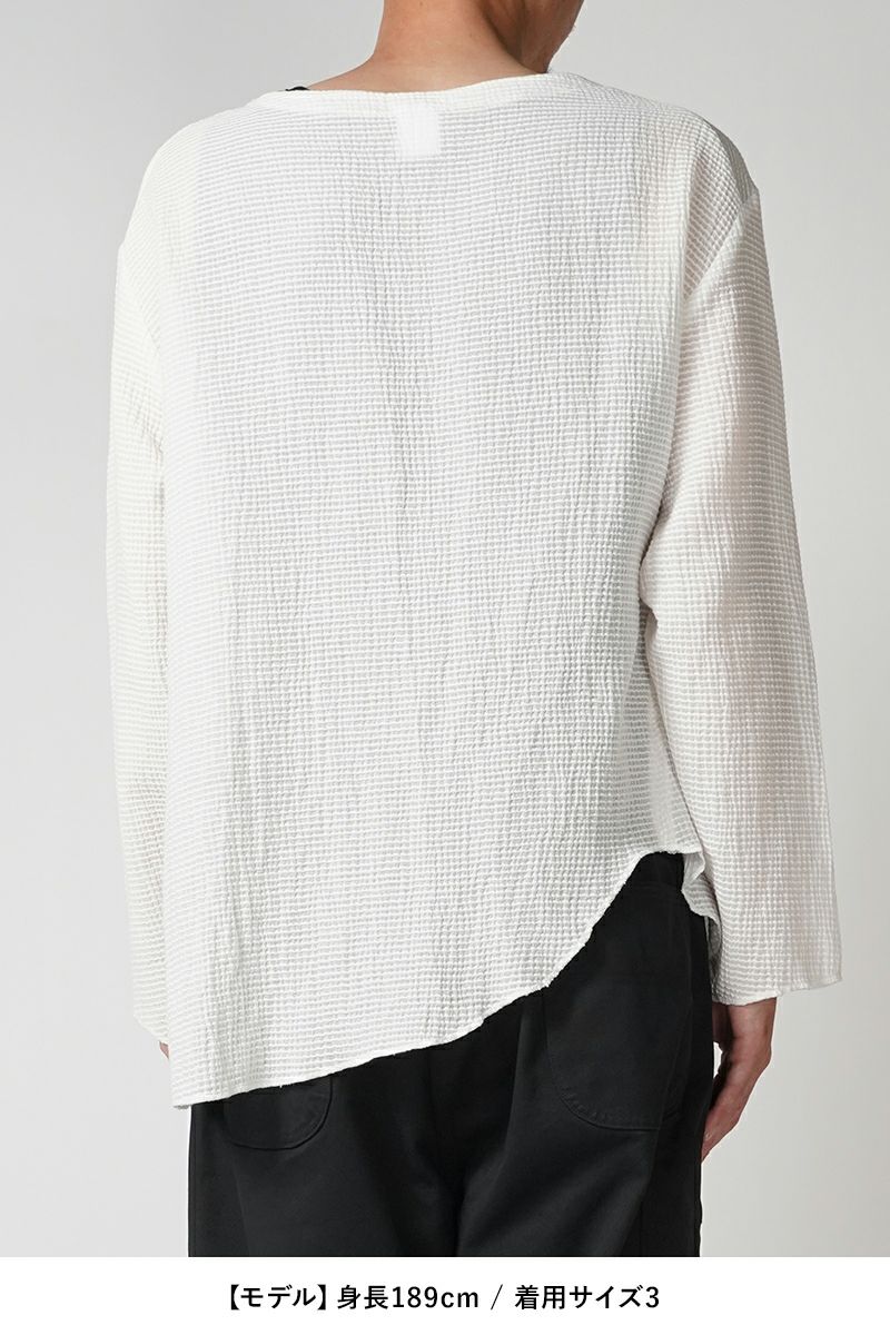 saby(サバイ)BOATNECK SHIRTS ボートネックシャツ 24SS-101203 -11