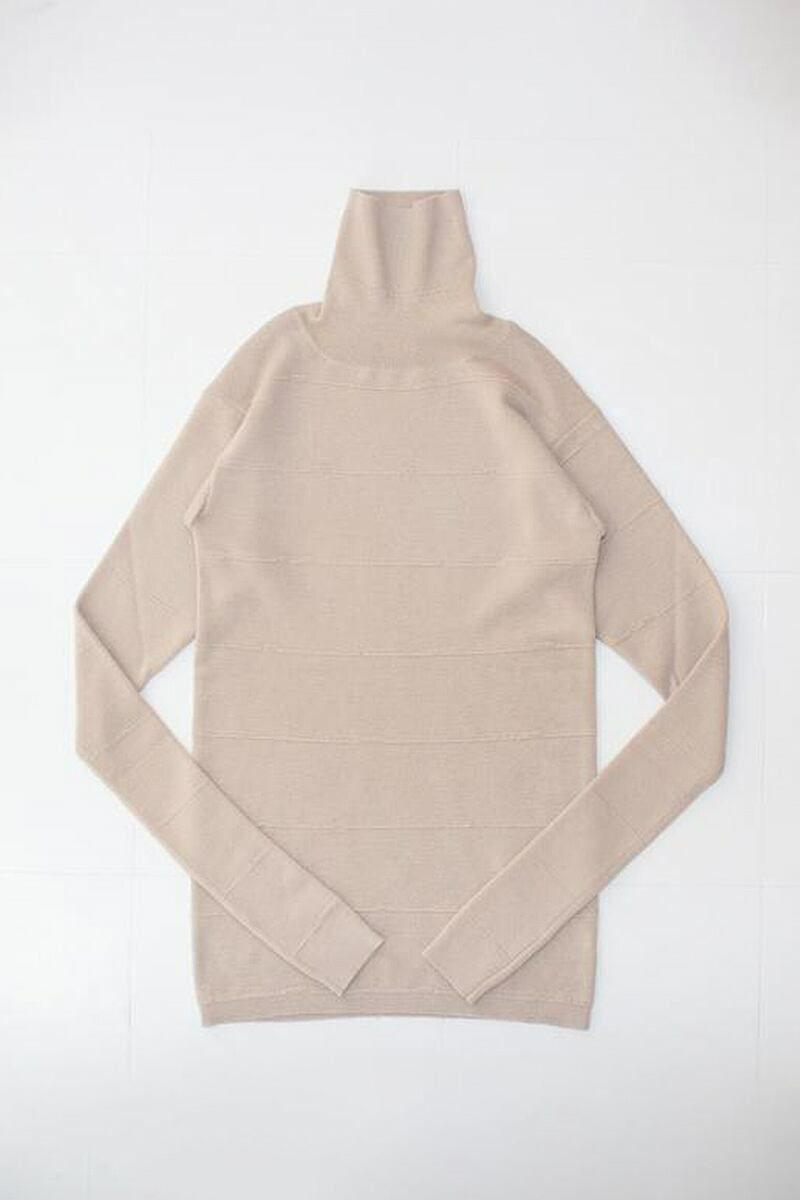 MAISON EUREKA(メゾンエウレカ)BORDER RIB HIGH NECK ボーダーリブハイネック 264
