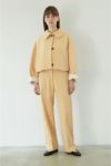 CLANE(クラネ)BULKY SLEEVE CROPPED JACKET バルキースリーブクロップドジャケット 16103-0502 -4