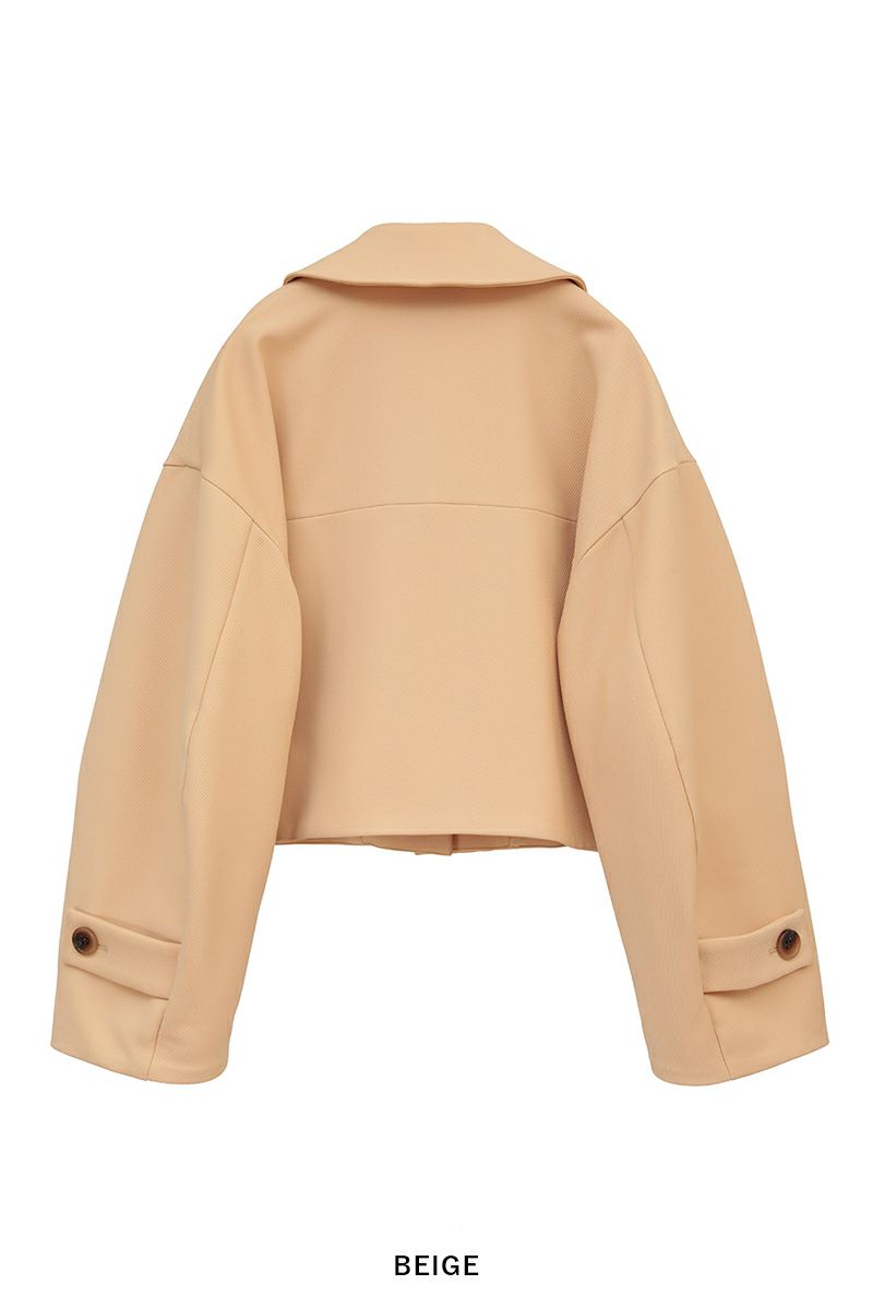 CLANE(クラネ)BULKY SLEEVE CROPPED JACKET バルキースリーブクロップドジャケット 16103-0502 -13