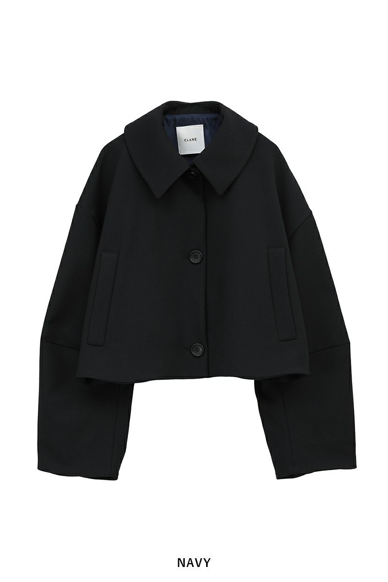 CLANE(クラネ)BULKY SLEEVE CROPPED JACKET バルキースリーブクロップドジャケット 16103-0502 -19