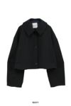 CLANE(クラネ)BULKY SLEEVE CROPPED JACKET バルキースリーブクロップドジャケット 16103-0502 -19
