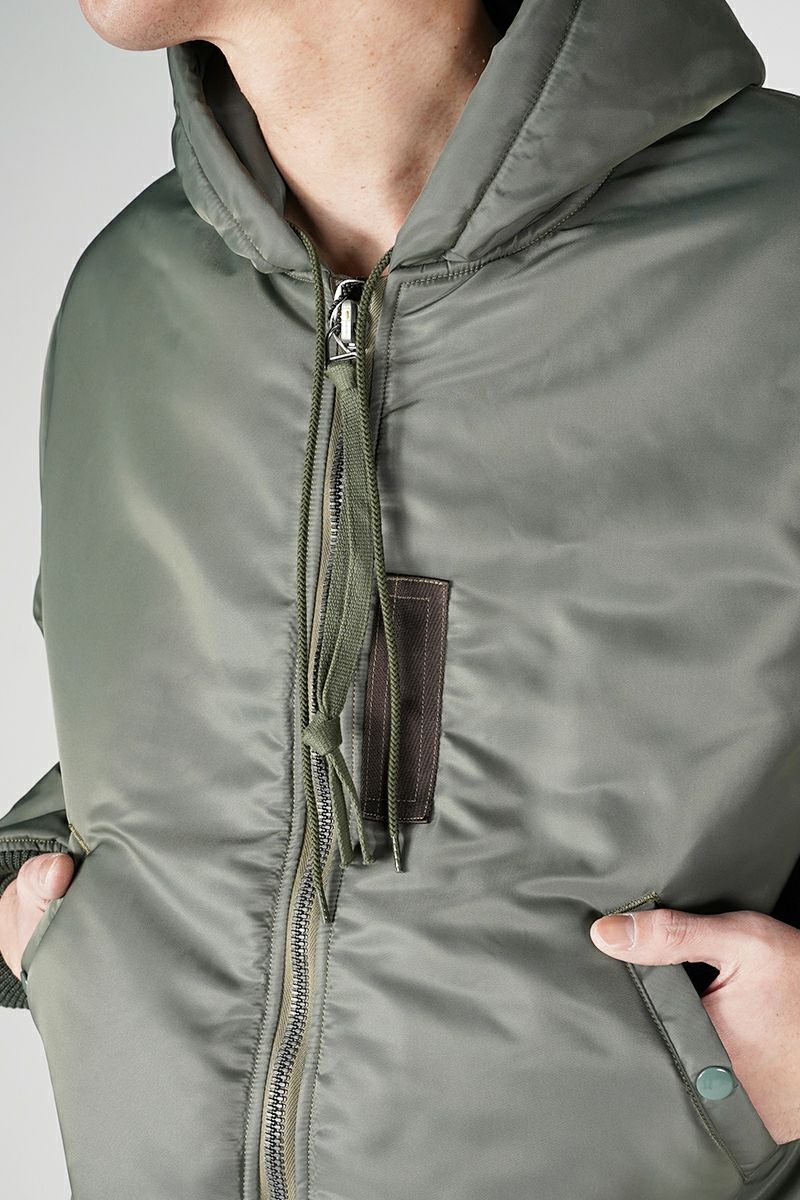 UNUSED【アンユーズド】us2348 ma-1 hooded jacket 