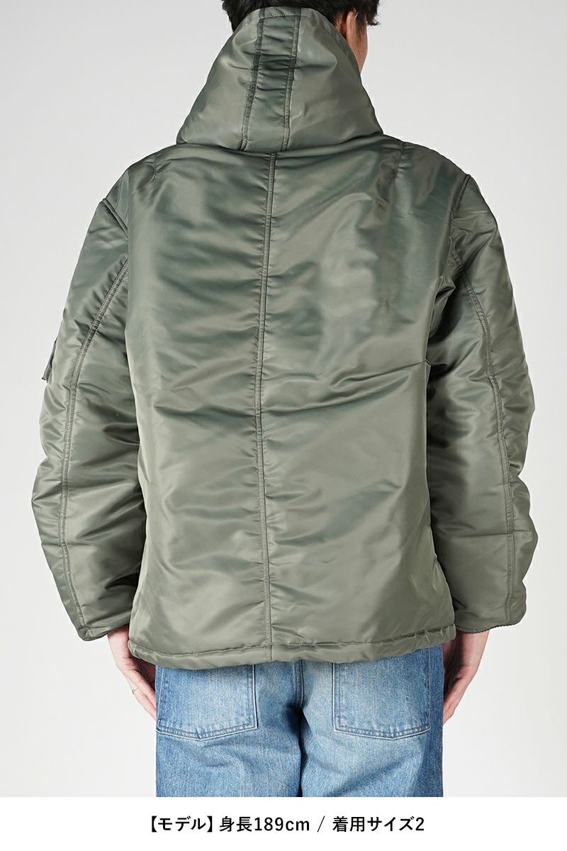UNUSED【アンユーズド】us2348 ma-1 hooded jacket 