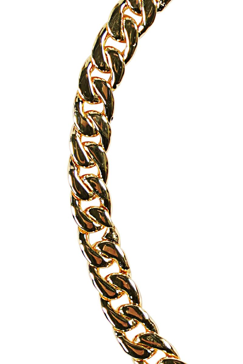 XOLO(ショロ)Basic Link Bracelete 24K coating ベーシックリンクブレスレット 24金コーティング 4mm XOB088-19AG -1