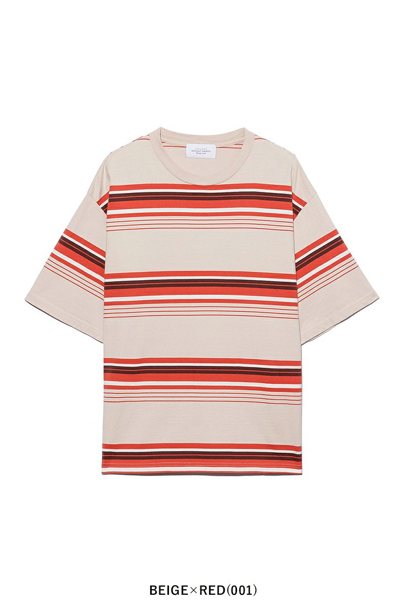 UNUSED(アンユーズド)Border short sleeve t-shirt ボーダー半袖Tシャツ US2433 -1
