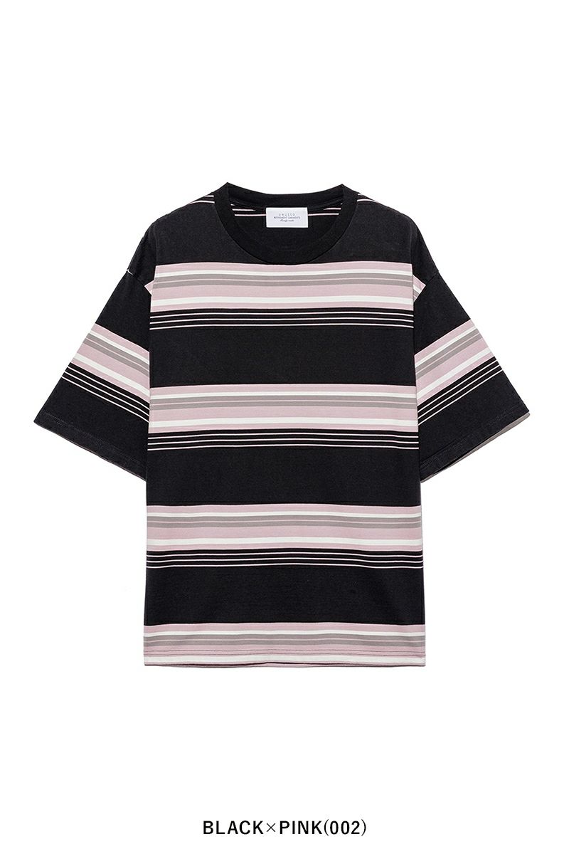 UNUSED(アンユーズド)Border short sleeve t-shirt ボーダー半袖Tシャツ US2433 -5