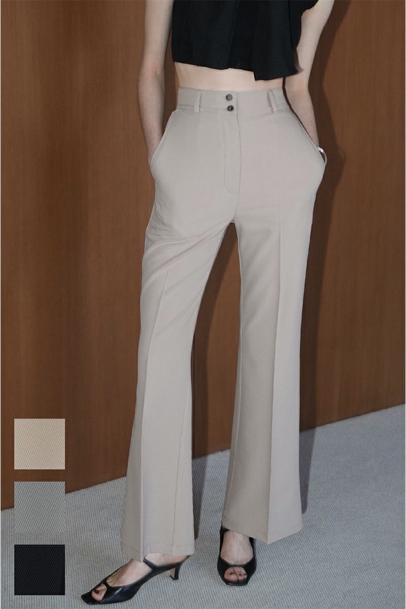 CLANE(クラネ)CENTER PRESS BELL BOTTOM PANTS センタープレスベルボトムパンツ 16110-7332