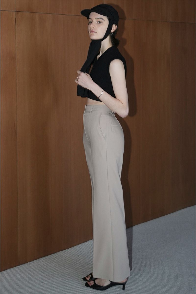 CLANE(クラネ)CENTER PRESS BELL BOTTOM PANTS センタープレスベルボトムパンツ 16110-7332 -5