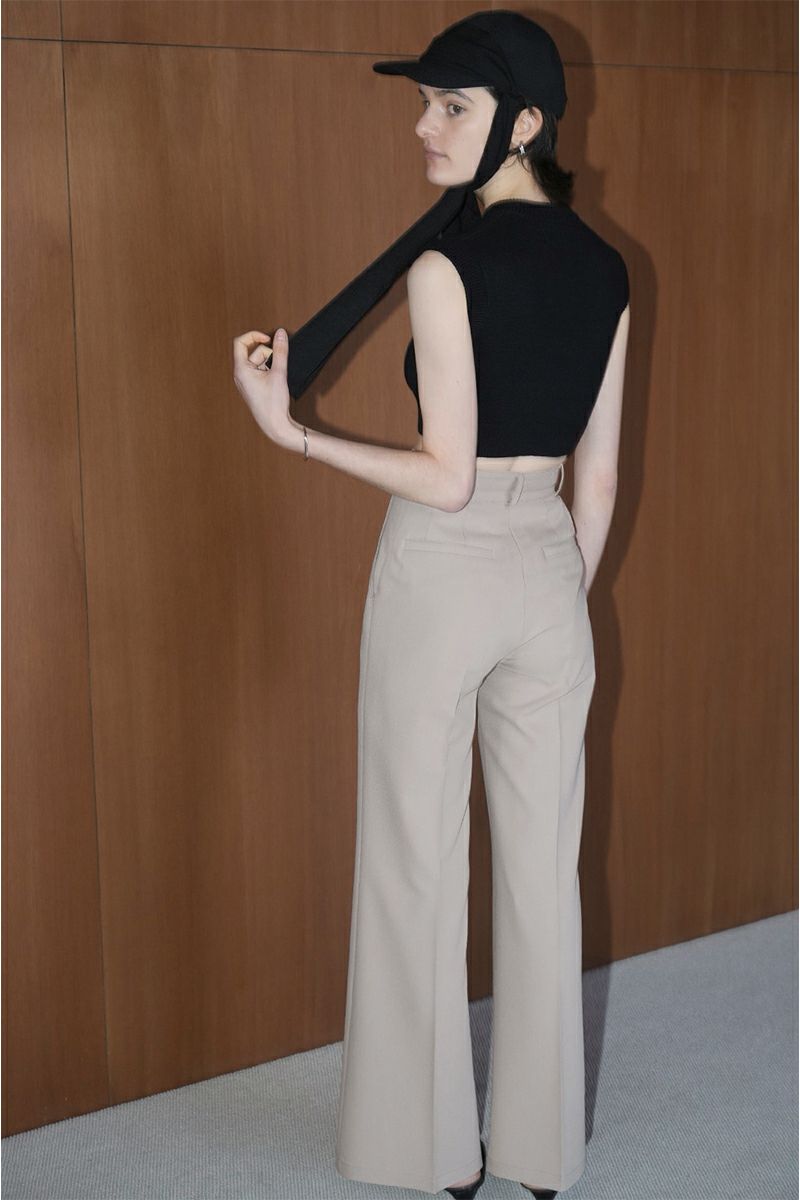 CLANE(クラネ)CENTER PRESS BELL BOTTOM PANTS センタープレスベルボトムパンツ 16110-7332 -6