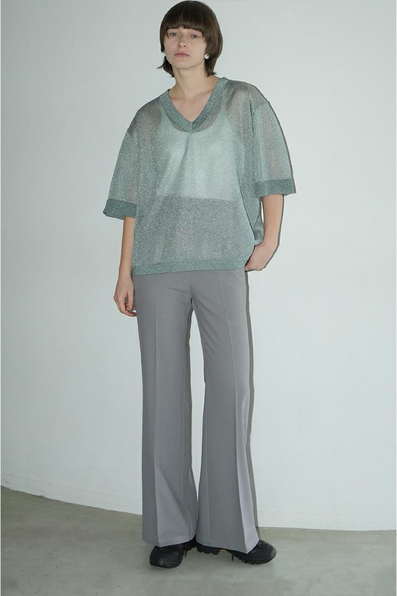 CLANE(クラネ)CENTER PRESS BELL BOTTOM PANTS センタープレスベルボトムパンツ 16110-7332 -10