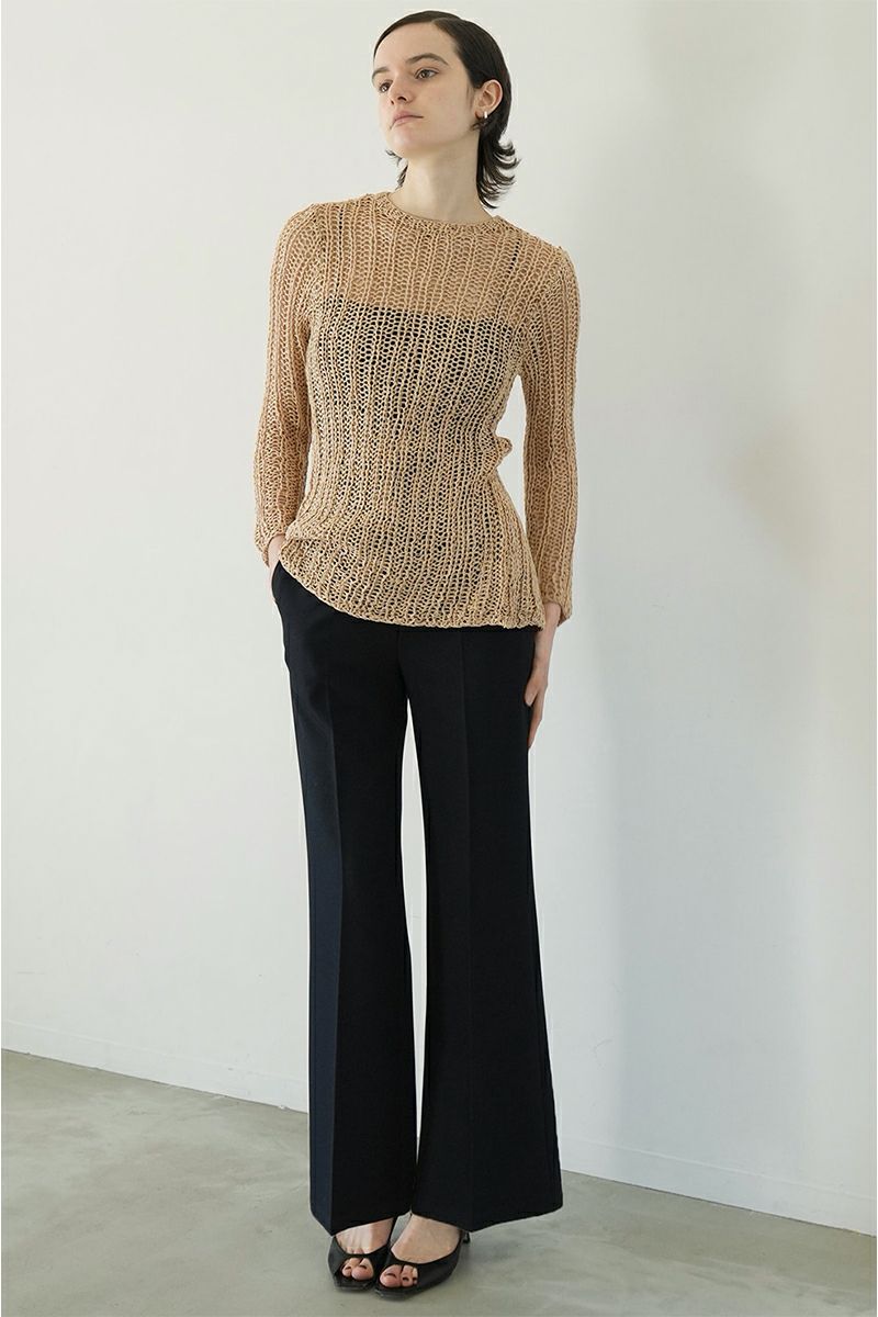 CLANE(クラネ)CENTER PRESS BELL BOTTOM PANTS センタープレスベルボトムパンツ 16110-7332 -13