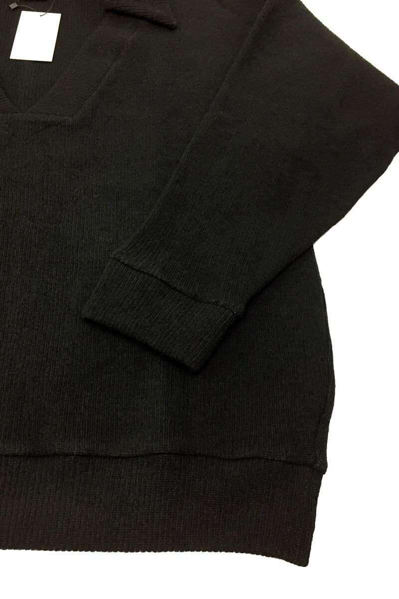 RICE NINE TEN(ライスナインテン)COLLARED V NECK SWEATER カラードVネックセーター KN-CV -5