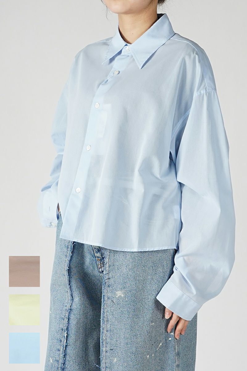 MY___(マイ)CROPPED SHIRT クロップドシャツ 241-61301