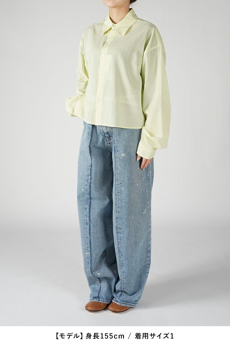 MY___(マイ)CROPPED SHIRT クロップドシャツ 241-61301 -5