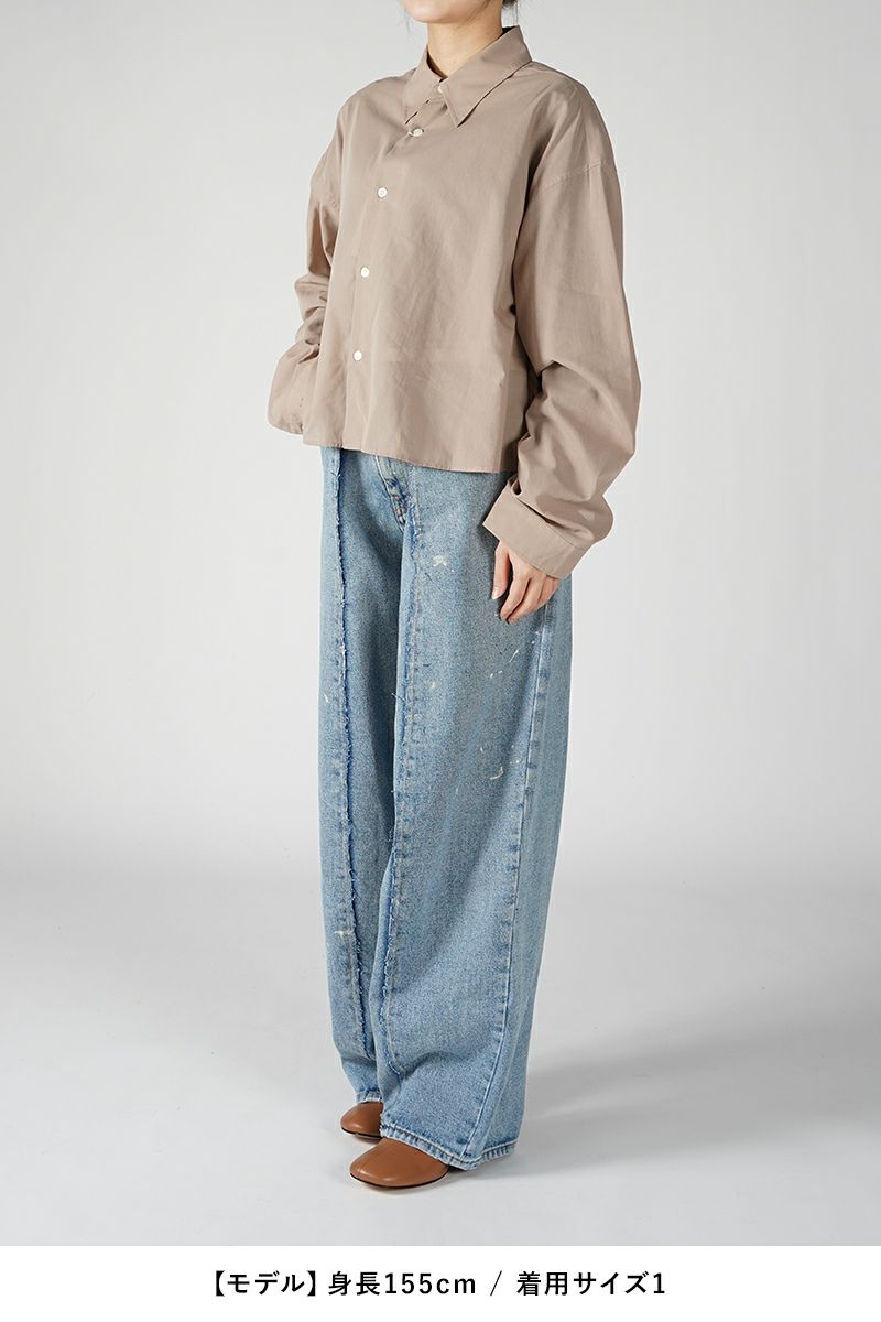 MY___(マイ)CROPPED SHIRT クロップドシャツ 241-61301 -7