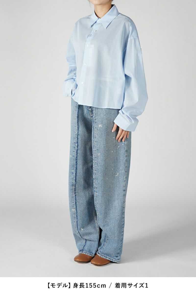 MY___(マイ)CROPPED SHIRT クロップドシャツ 241-61301 -8