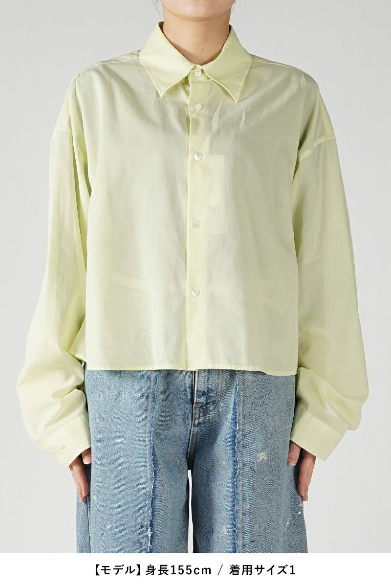 MY___(マイ)CROPPED SHIRT クロップドシャツ 241-61301 -9