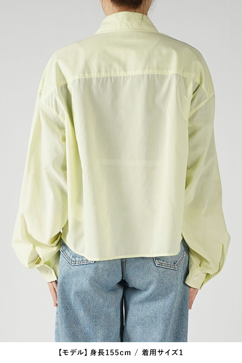 MY___(マイ)CROPPED SHIRT クロップドシャツ 241-61301 -11