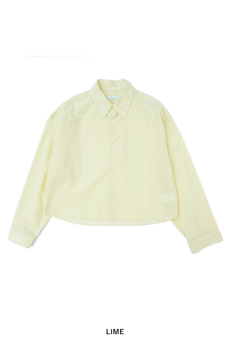 MY___(マイ)CROPPED SHIRT クロップドシャツ 241-61301 -12