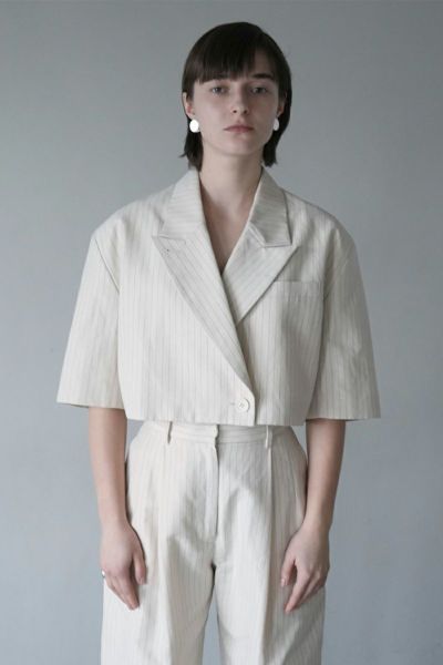 CLANE(クラネ)CROPPED TAILORED JACKET クロップドテーラードジャケット 16103-0472