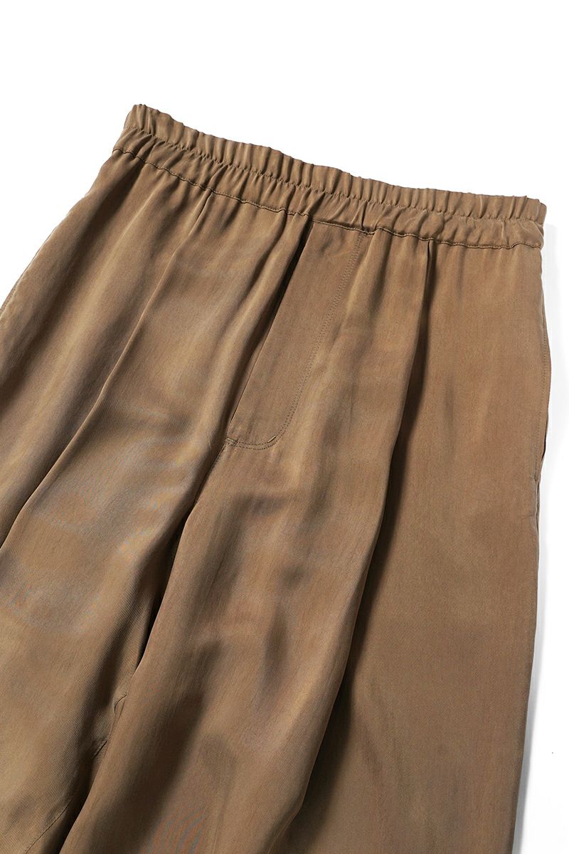 VOAAOV(ヴォアーブ)CUPRO TWILL PANTS キュプラツイルパンツ VOPT-L103 -3