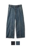 JieDa(ジエダ)CUTTING WIDE DENIM カッティングワイドデニム Jie-24S-PT01