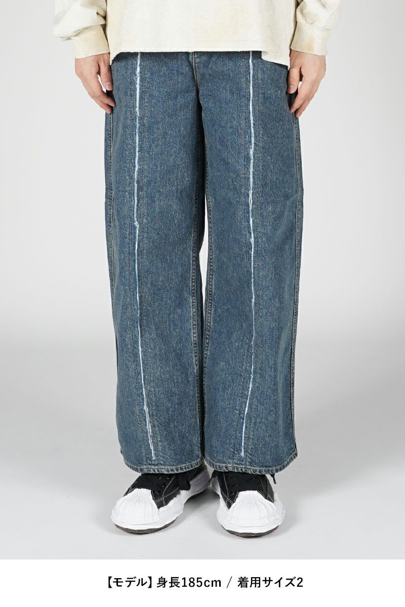 JieDa(ジエダ)CUTTING WIDE DENIM カッティングワイドデニム Jie-24S-PT01 -8
