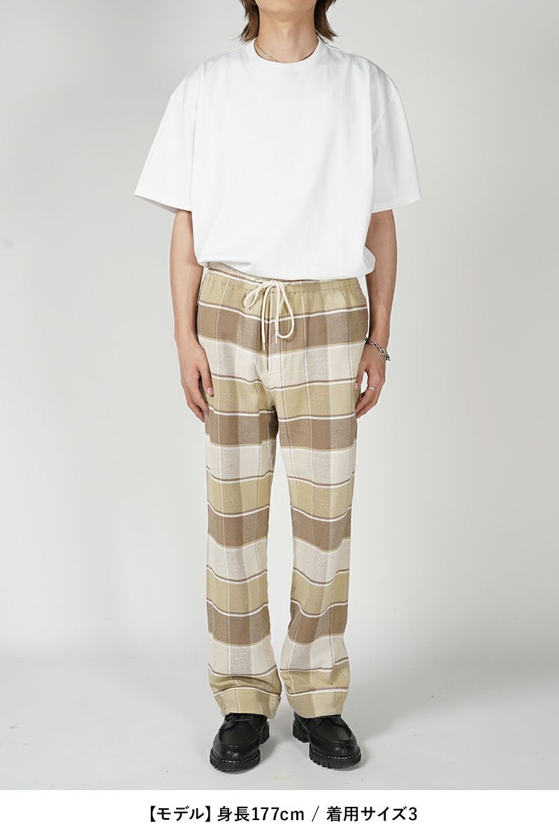 UNUSED(アンユーズド)Check easy pants チェックイージーパンツ UW1113 -14