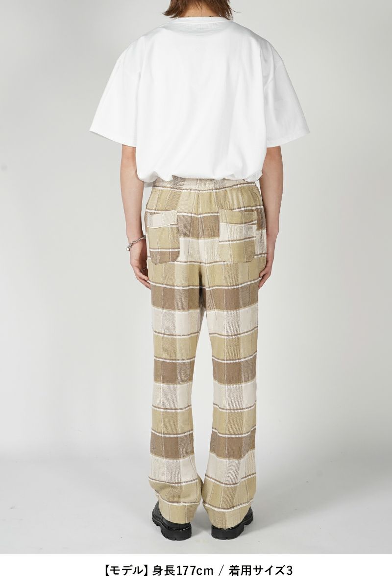 UNUSED(アンユーズド)Check easy pants チェックイージーパンツ UW1113 -15