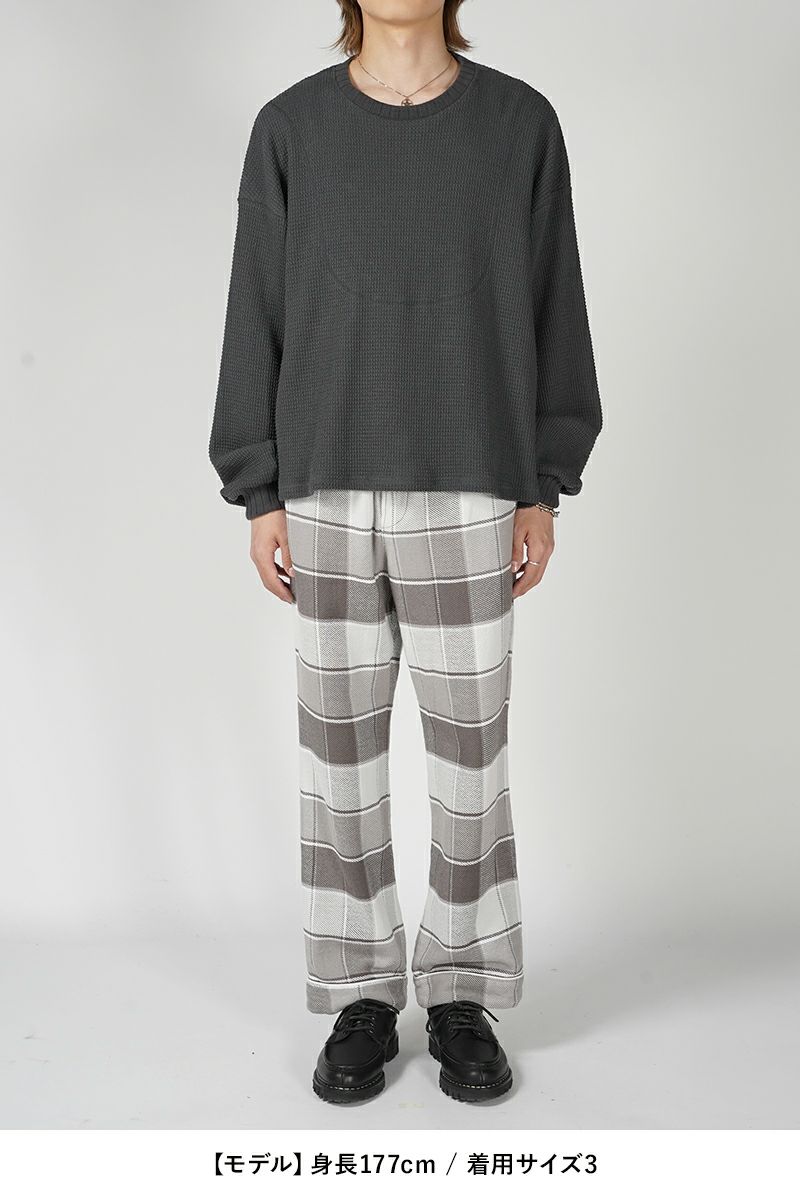 UNUSED(アンユーズド)Check easy pants チェックイージーパンツ UW1113 -17