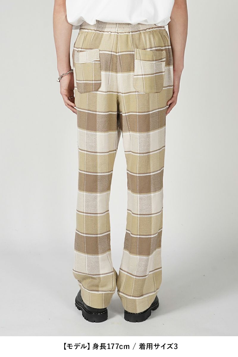 UNUSED(アンユーズド)Check easy pants チェックイージーパンツ UW1113 -21