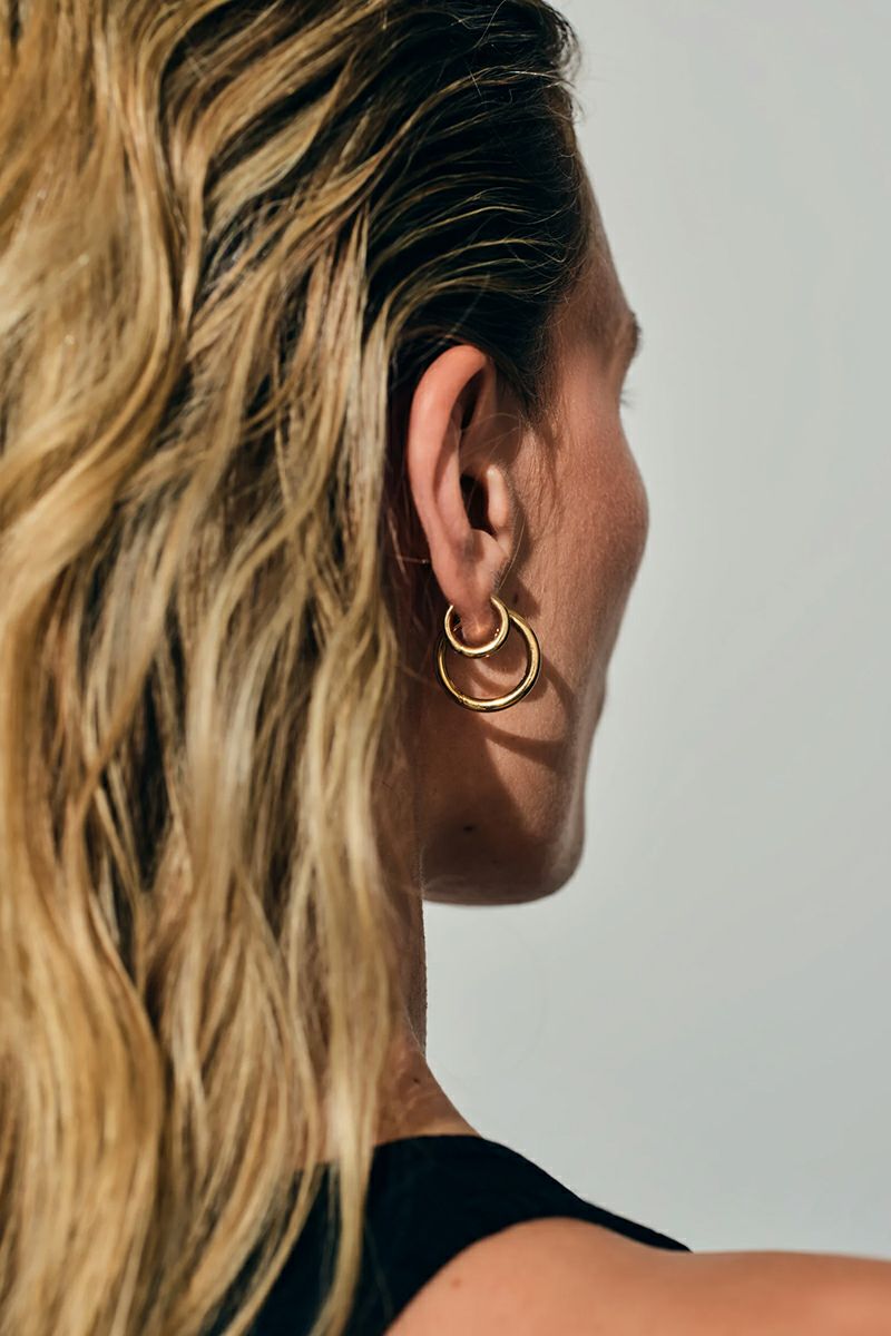 TOMWOOD(トムウッド)Classic Hoops Small Gold 100194 -3