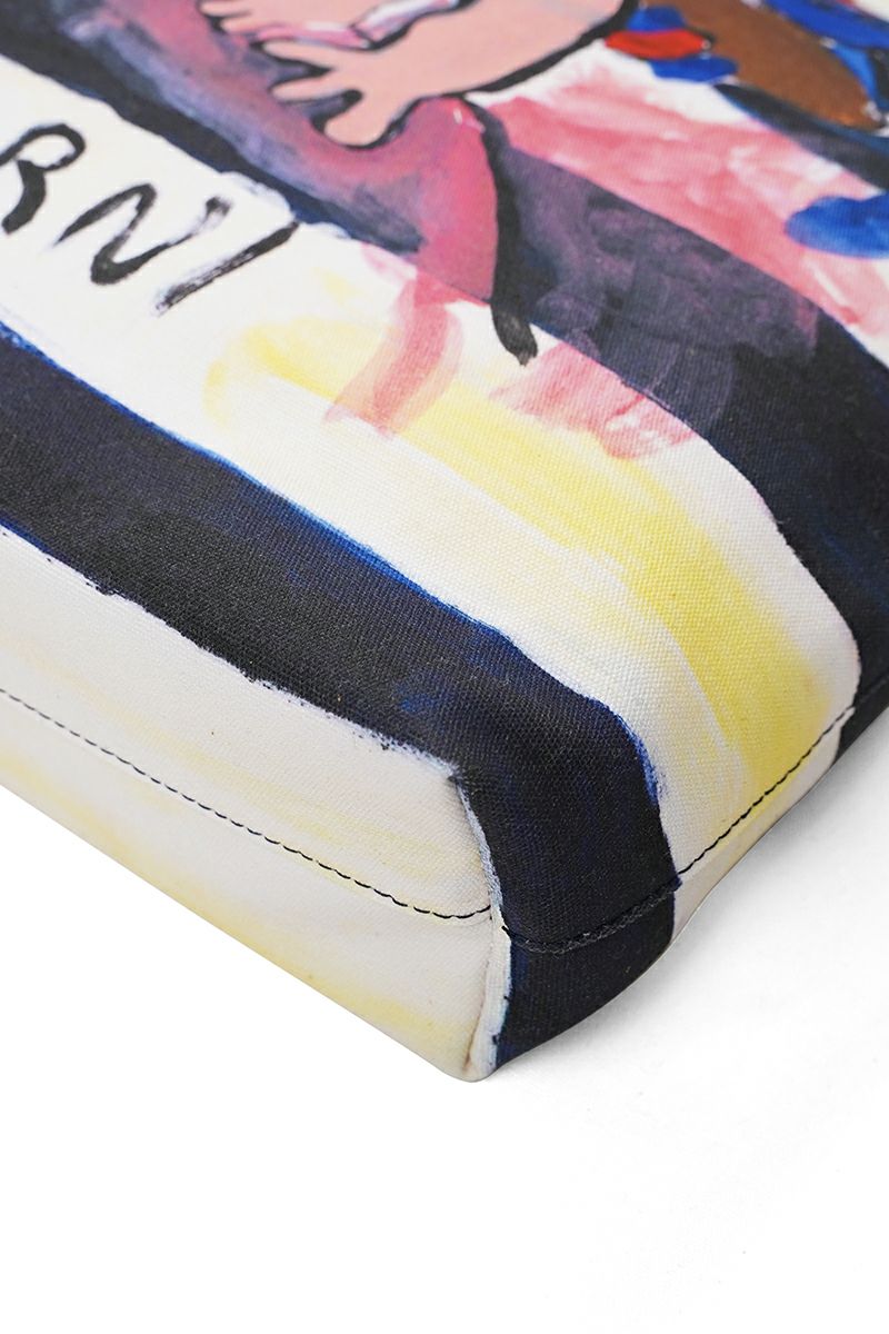 MARNI(マルニ)Colori misti Marni printed cotton tote bag マルニプリントコットントートバッグ SHMP0091U0P5337 -8