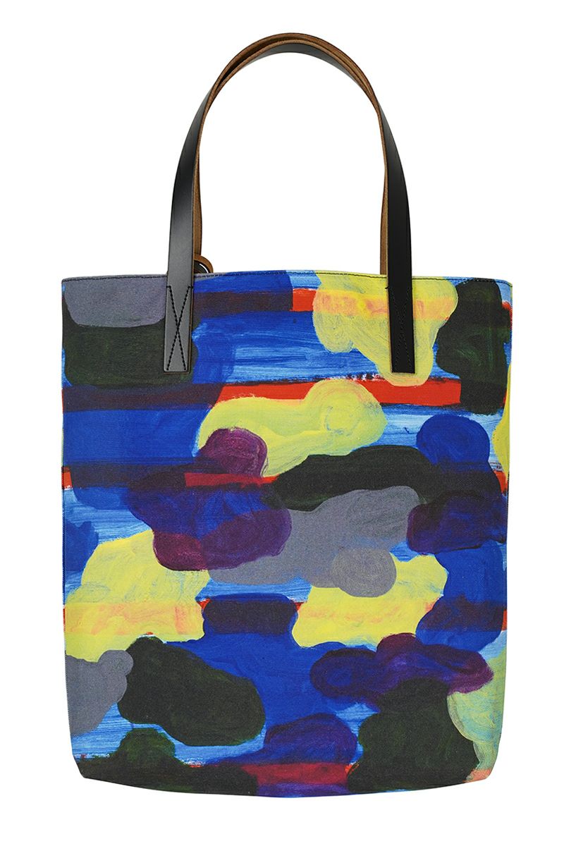 MARNI(マルニ)Colori misti Marni printed cotton tote bag マルニプリントコットントートバッグ SHMP0091U0P5337 -10