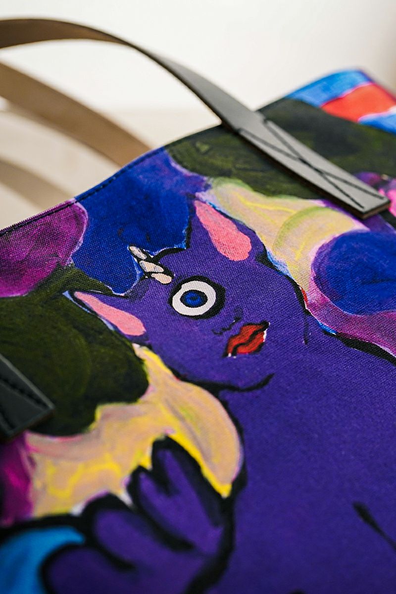 MARNI(マルニ)Colori misti Marni printed cotton tote bag マルニプリントコットントートバッグ SHMP0091U0P5337 -17