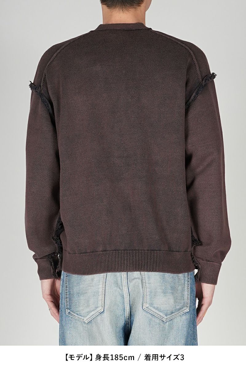 UNUSED(アンユーズド)Cotton knit cardigan コットンニットカーディガン US2437 -25