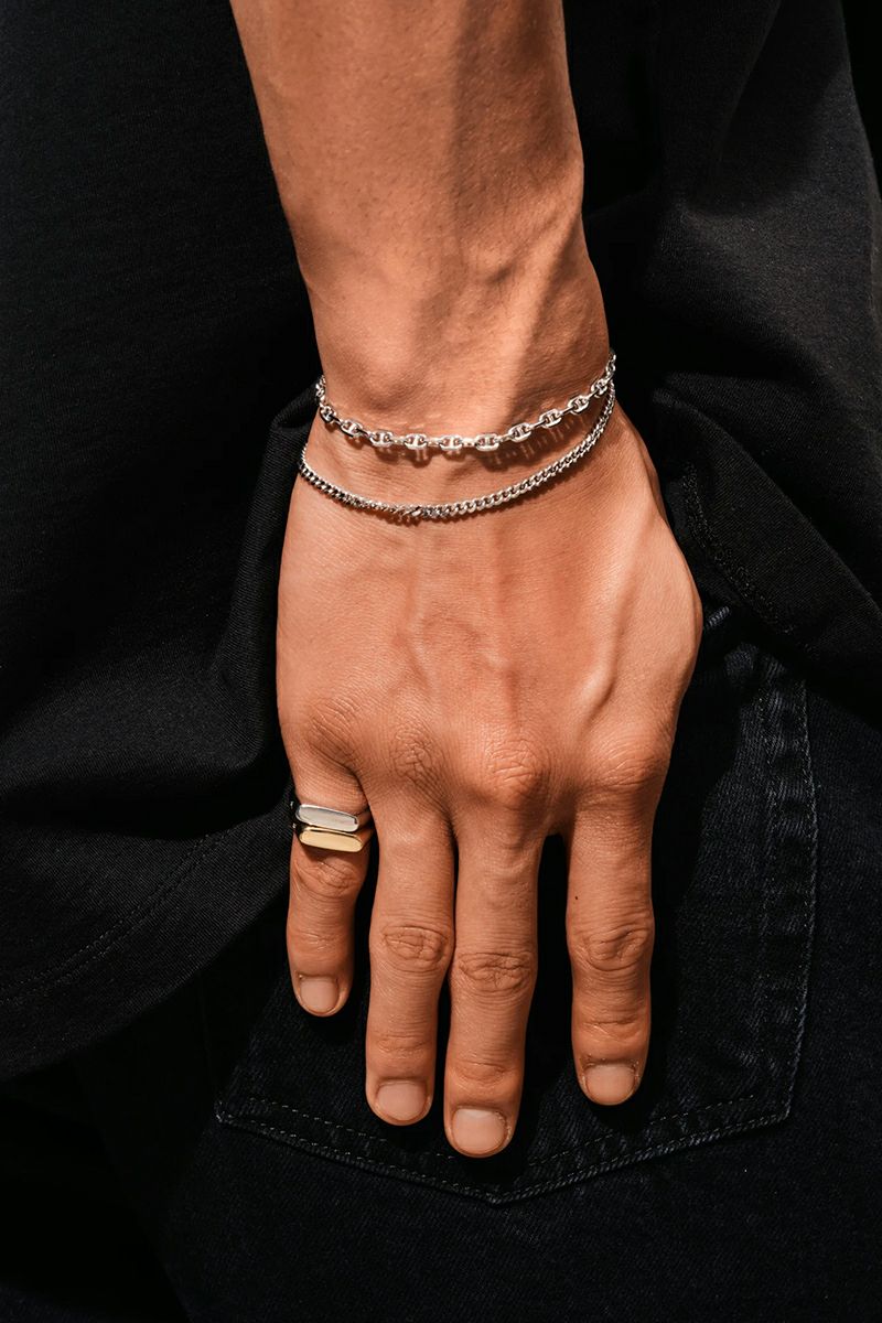 TOMWOOD(トムウッド)Curb Bracelet M 100255 -2