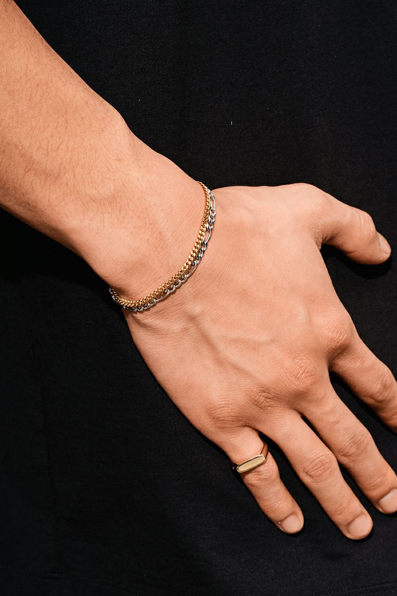 TOMWOOD(トムウッド)Curb Bracelet M Gold 100258 -4