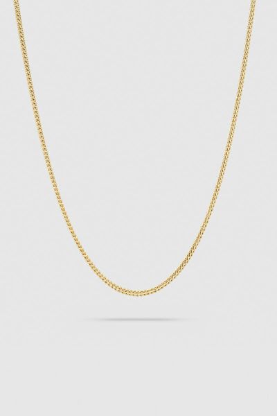 TOMWOOD(トムウッド)Curb Chain Slim Gold カーブチェーンスリムゴールド 100270