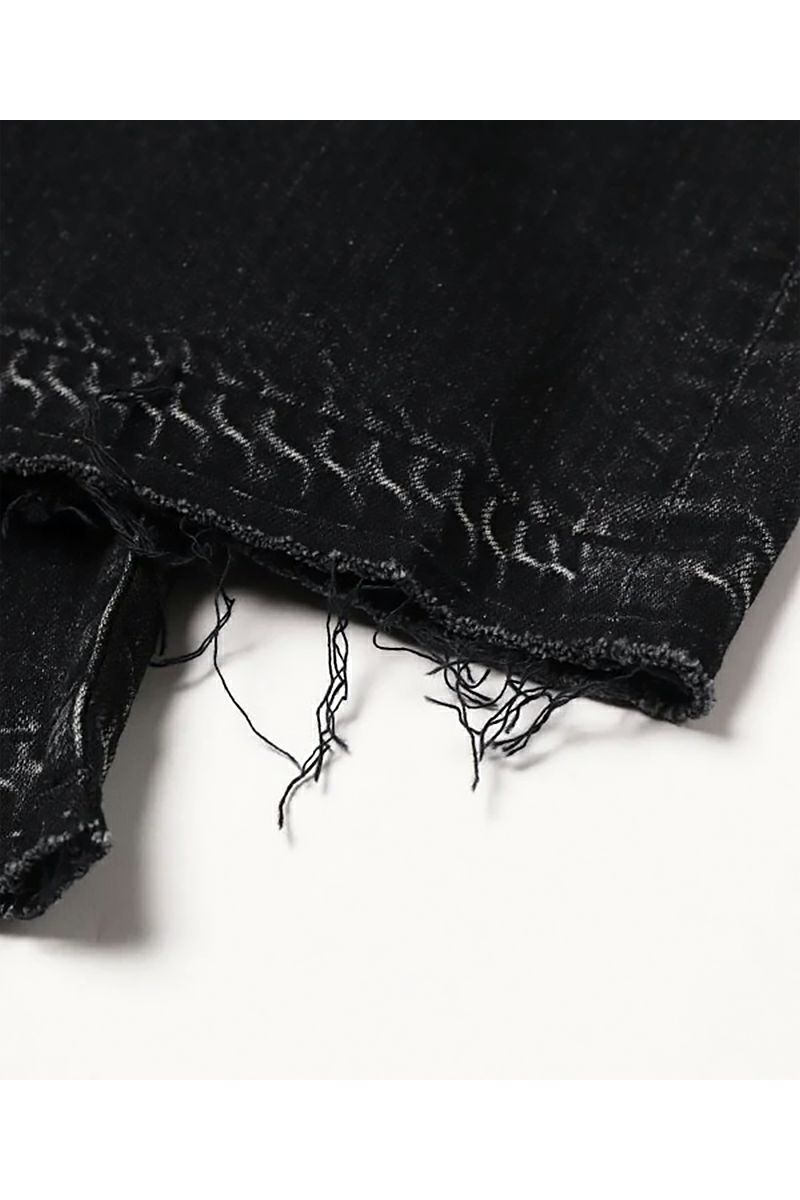 JieDa(ジエダ)DAMAGE LOOSE FIT DENIM ダメージルーズフィットデニム Jie-STD-PT17-USED-BK -7
