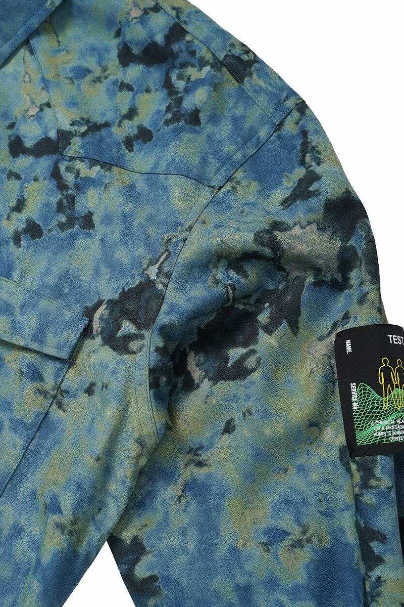 HUMIS(ヒューミス)DEFORMATION WESTERN SHIRT BLOUSON ディフォーメーションウエスタンシャツブルゾン M-SH1901B -4