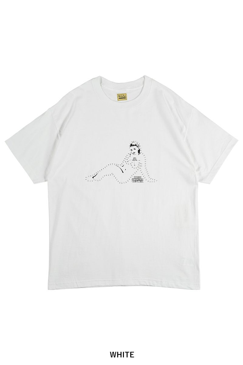 High Scream Center(ハイスクリームセンター)DOTTED LINE TEE ドットラインTシャツ HSC24SS-CT09 -6