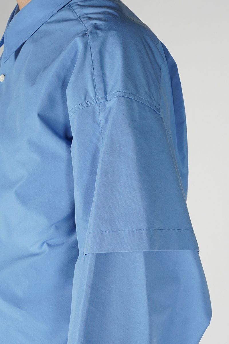 SOFTHYPHEN(ソフトハイフン)DOUBLE FRONT OVER SIZED SIGNATURE SHIRT ダブルフロントオーバーサイズシグネチャーシャツ MGMFB231264 -3