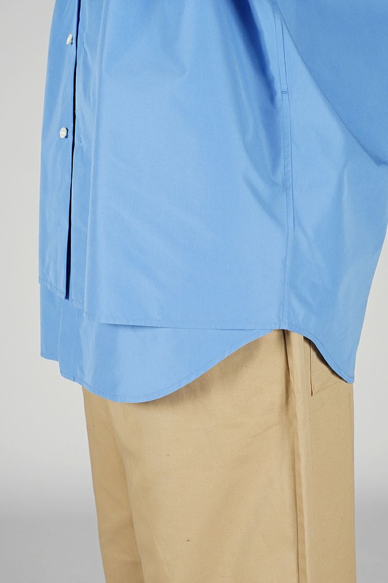 SOFTHYPHEN(ソフトハイフン)DOUBLE FRONT OVER SIZED SIGNATURE SHIRT ダブルフロントオーバーサイズシグネチャーシャツ MGMFB231264 -5