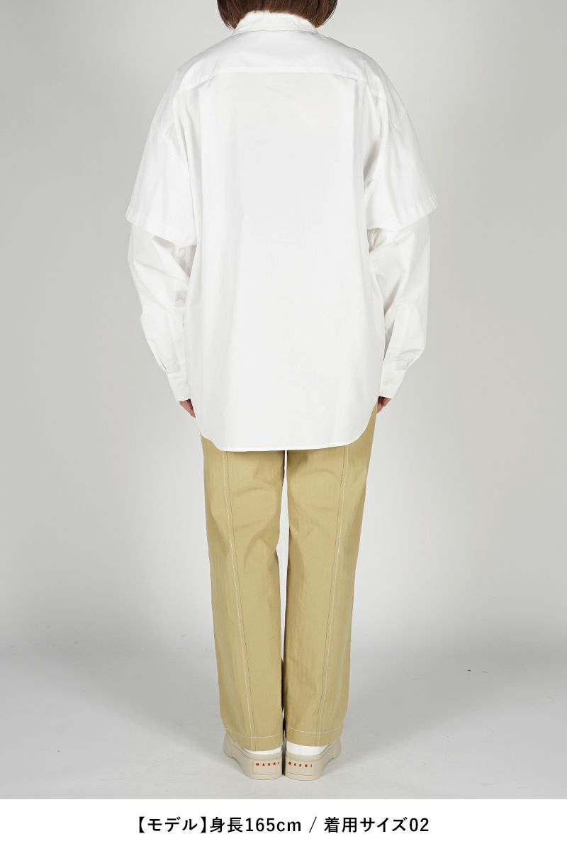 SOFTHYPHEN(ソフトハイフン)DOUBLE FRONT OVER SIZED SIGNATURE SHIRT ダブルフロントオーバーサイズシグネチャーシャツ MGMFB231264 -17