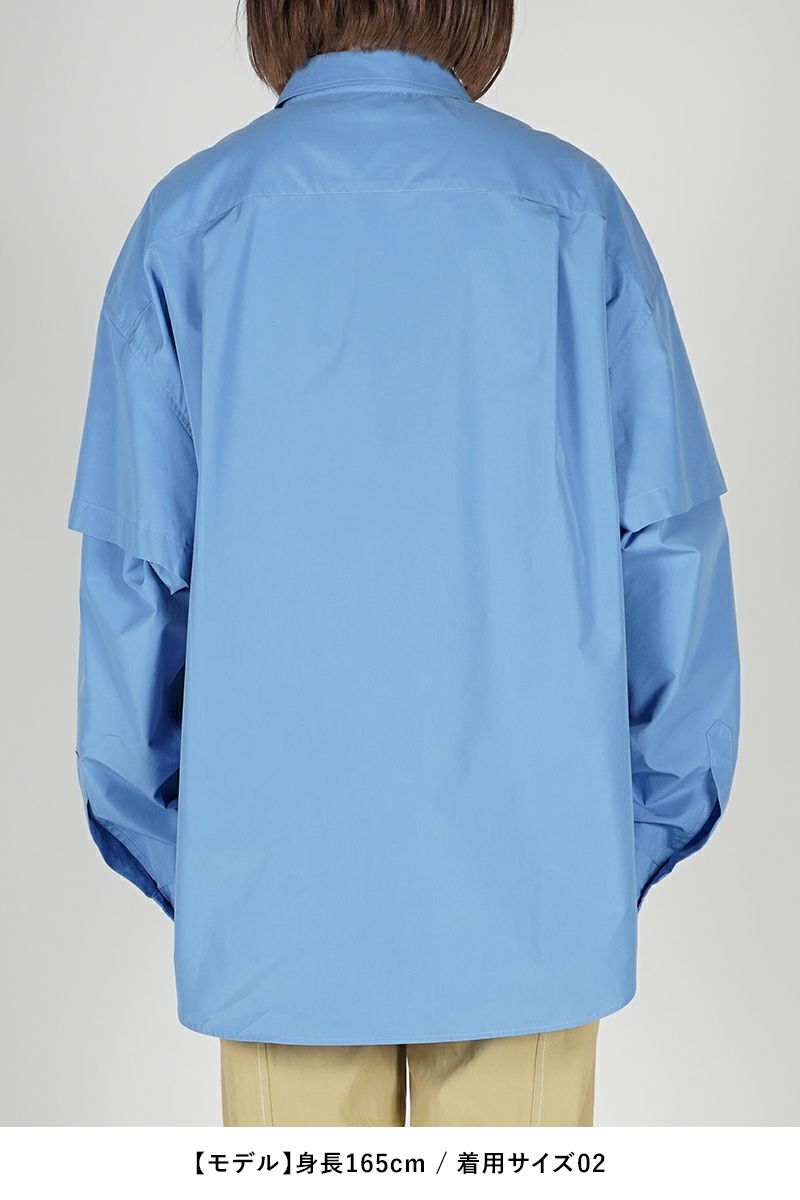 SOFTHYPHEN(ソフトハイフン)DOUBLE FRONT OVER SIZED SIGNATURE SHIRT ダブルフロントオーバーサイズシグネチャーシャツ MGMFB231264 -19