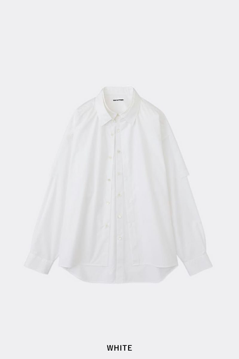 SOFTHYPHEN(ソフトハイフン)DOUBLE FRONT OVER SIZED SIGNATURE SHIRT ダブルフロントオーバーサイズシグネチャーシャツ MGMFB231264 -20