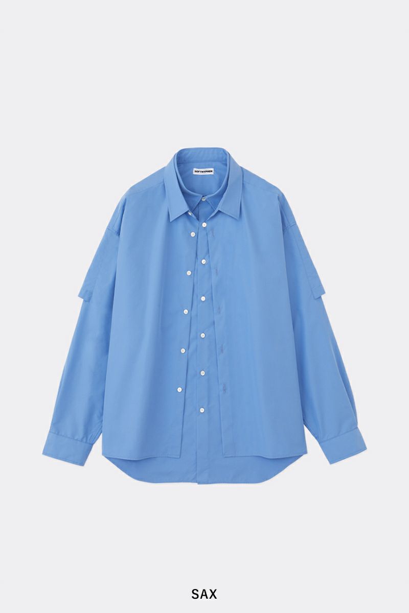 SOFTHYPHEN(ソフトハイフン)DOUBLE FRONT OVER SIZED SIGNATURE SHIRT ダブルフロントオーバーサイズシグネチャーシャツ MGMFB231264 -21