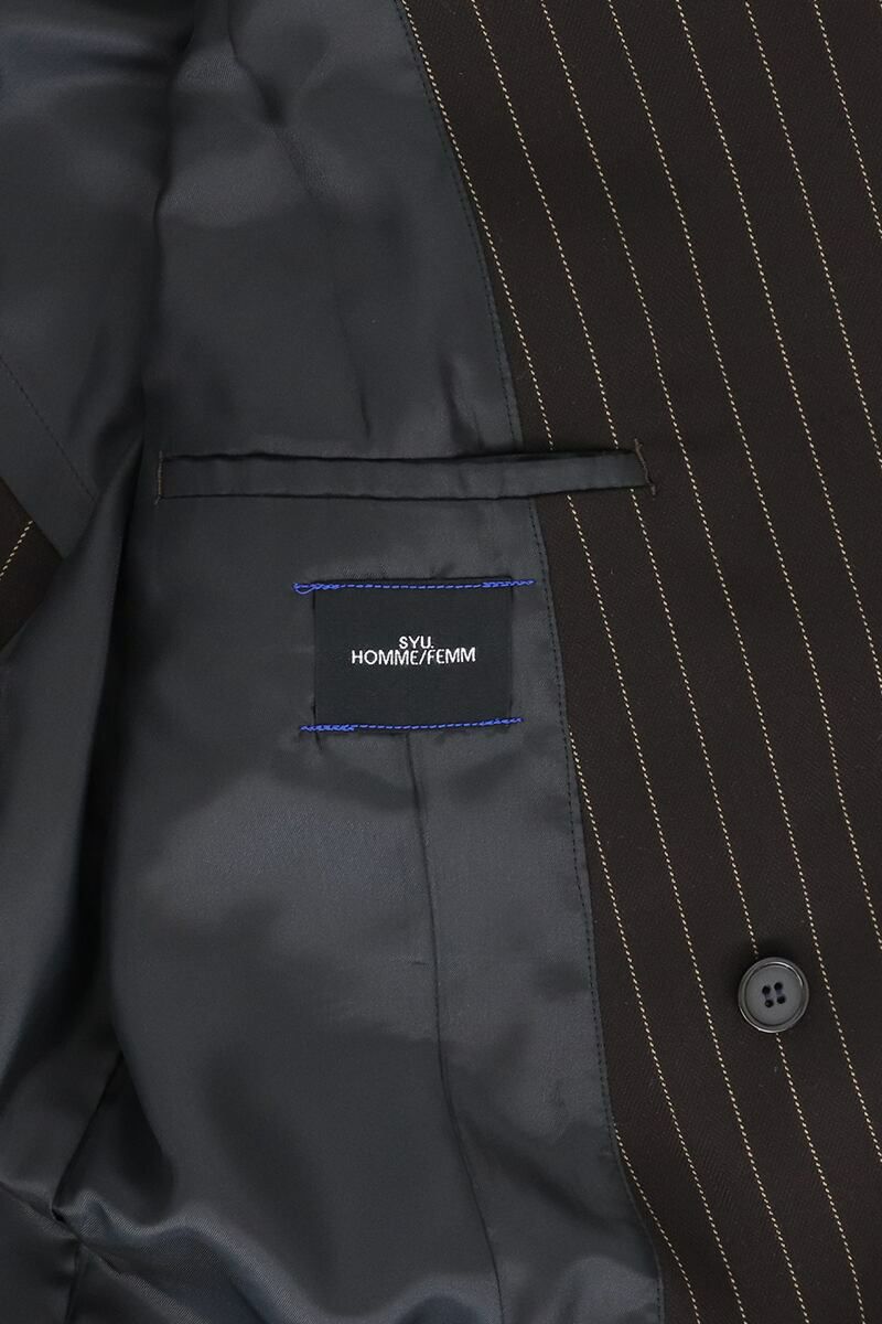 SYU.HOMME FEMM(シュウ オム フェム)DOUBLE OVER JKT H20SS-12 -4